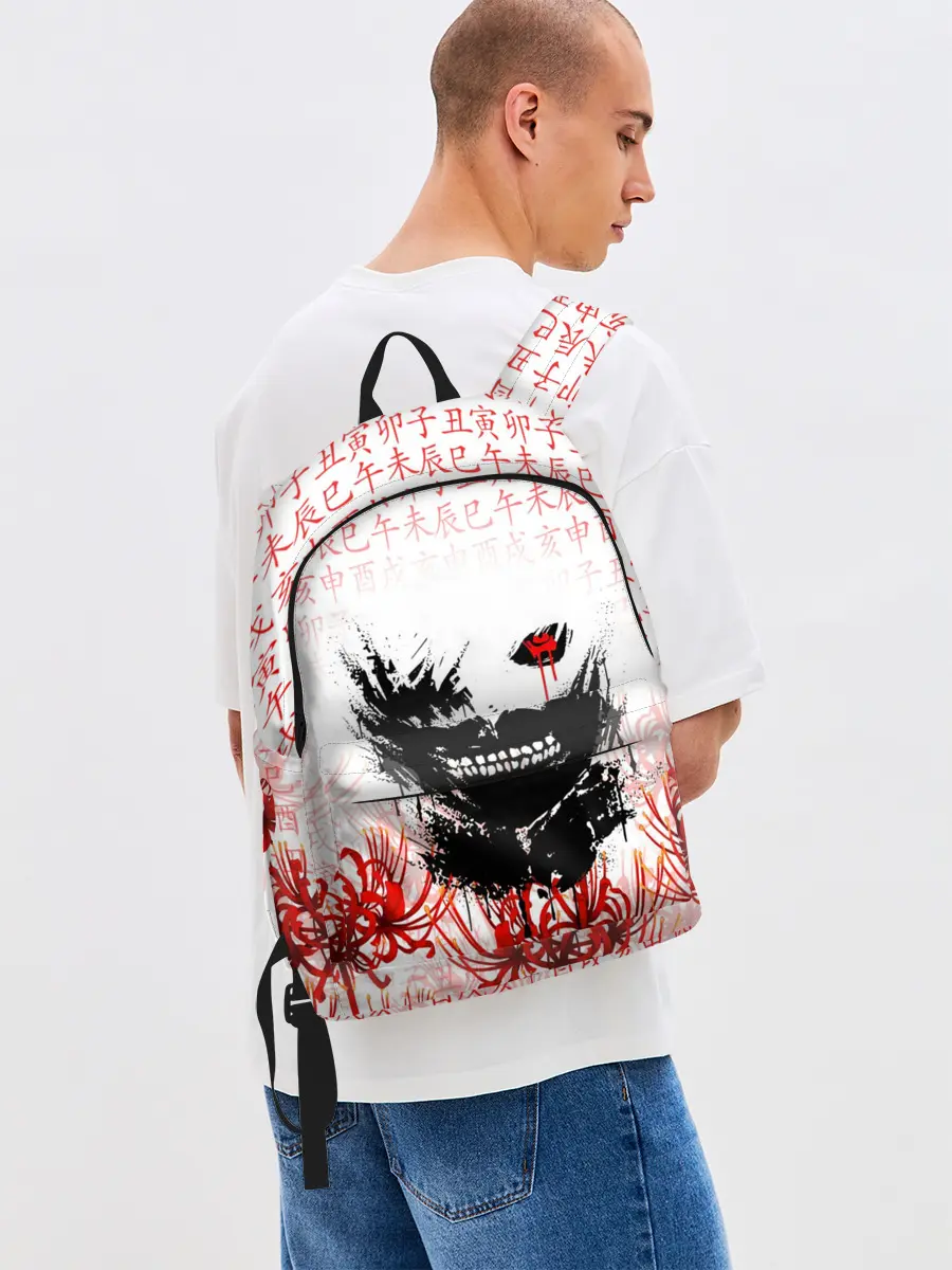 Рюкзак джинсовый / Kaneki Ken face
