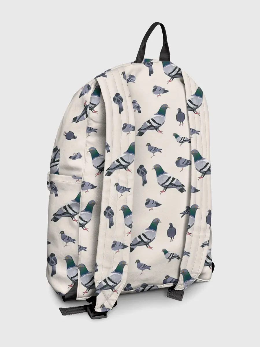 Рюкзак джинсовый / Голуби