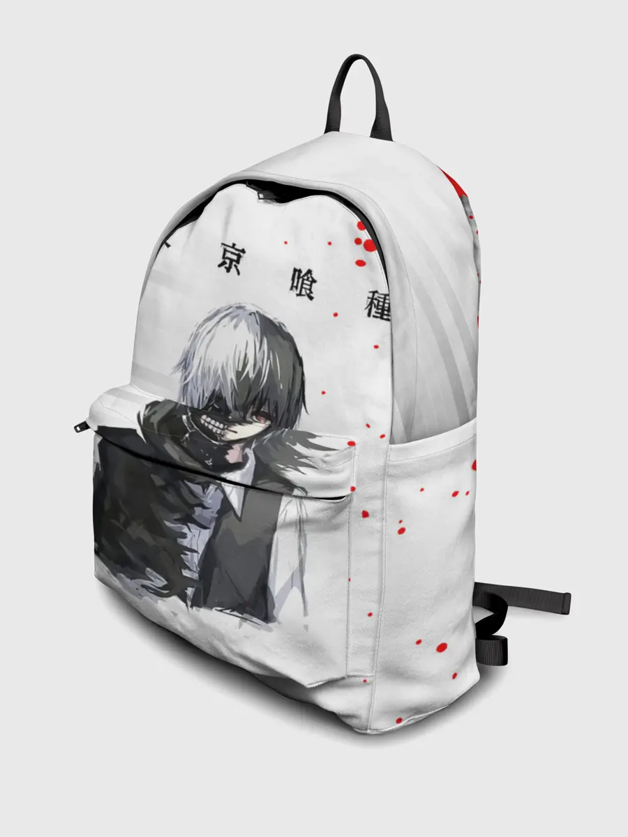 Рюкзак джинсовый / Kaneki Ken красные капли