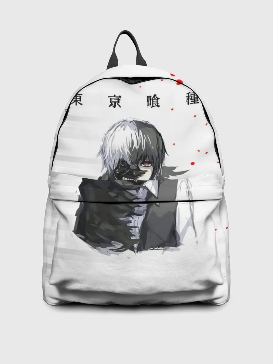 Рюкзак джинсовый / Kaneki Ken красные капли
