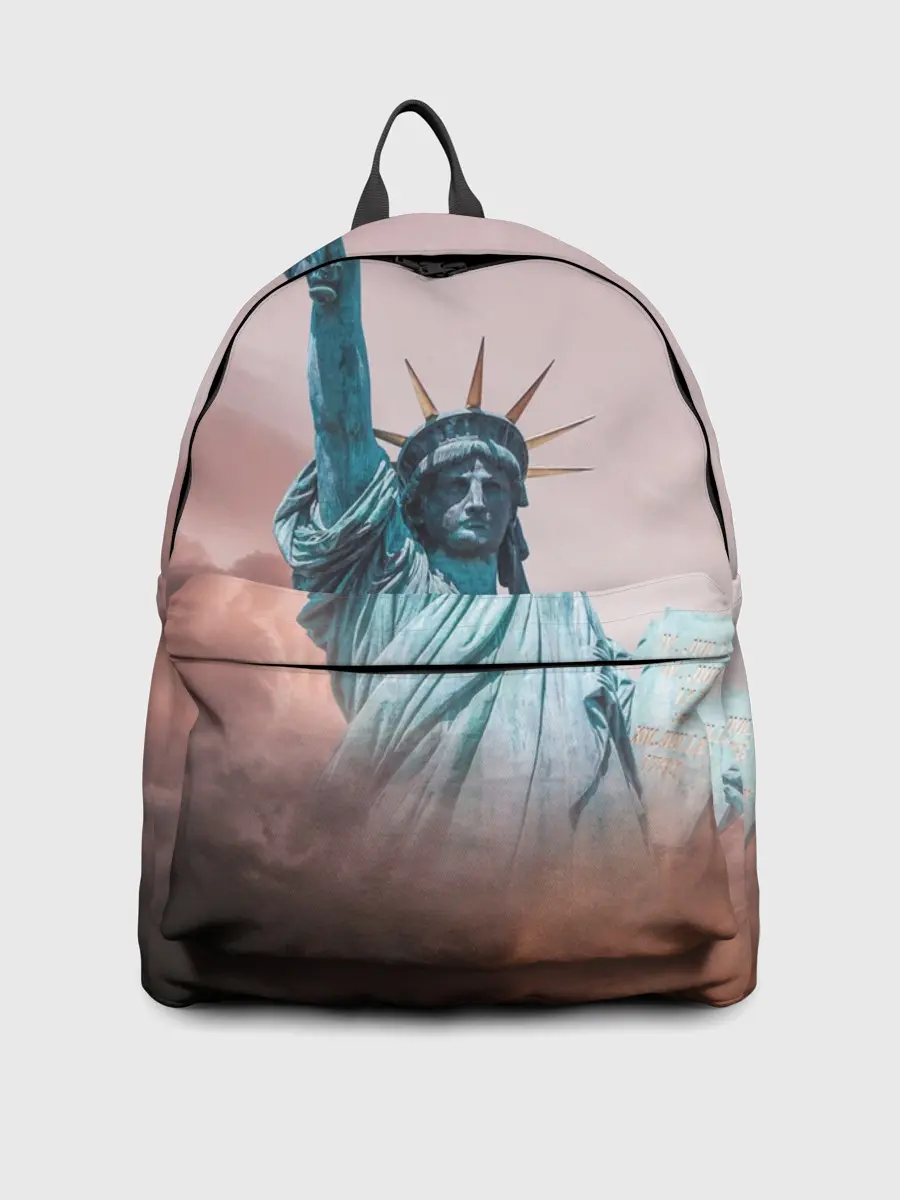 Рюкзак джинсовый / Статуя свободы