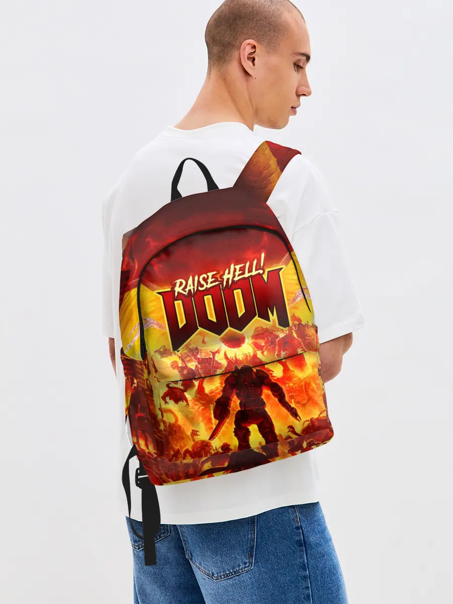 Рюкзак джинсовый / DOOM