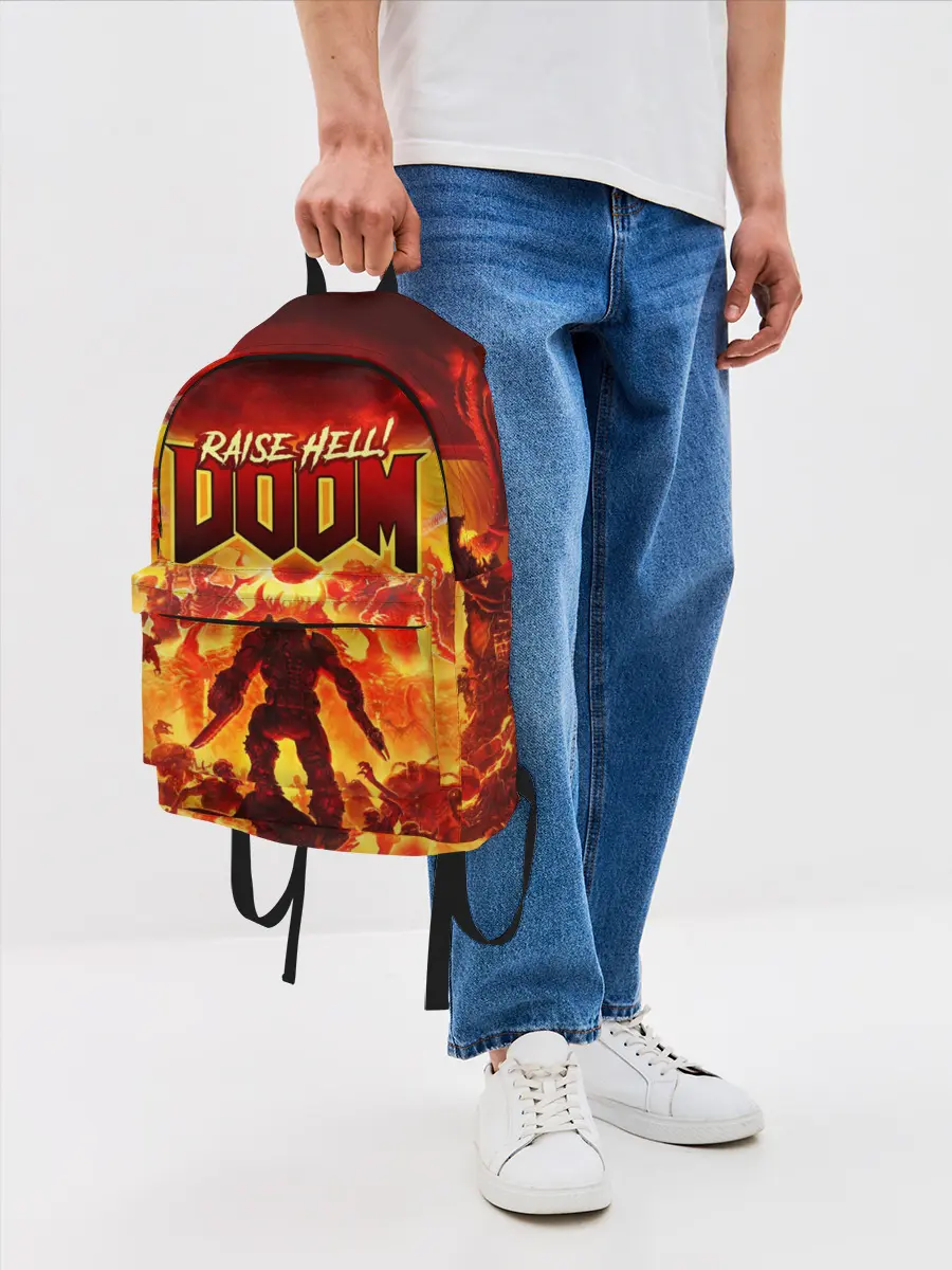 Рюкзак джинсовый / DOOM