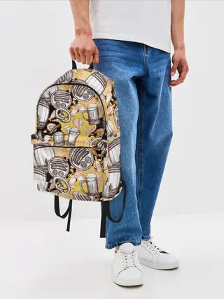 Рюкзак джинсовый / Пиво / Beer