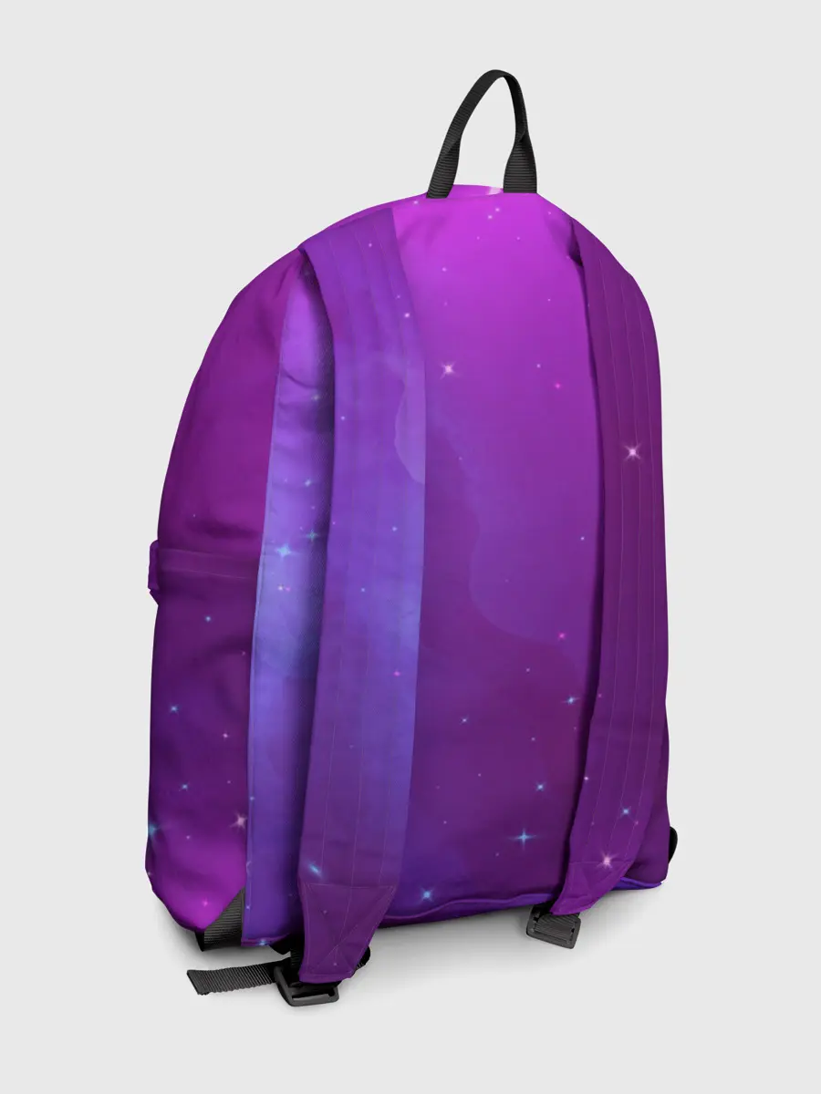 Рюкзак джинсовый / Retrowave Neon Dinosaur