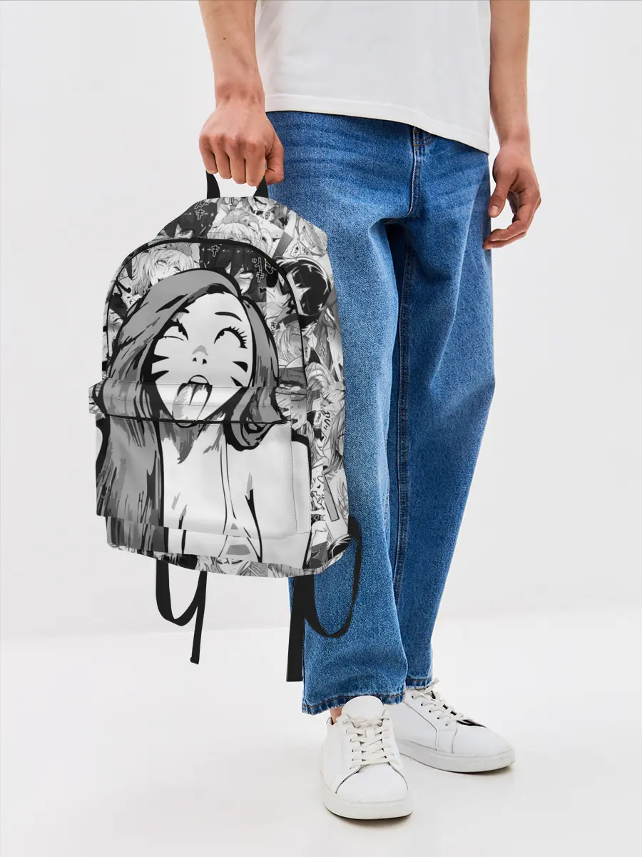 Рюкзак джинсовый / Belle Delphine Ahegao