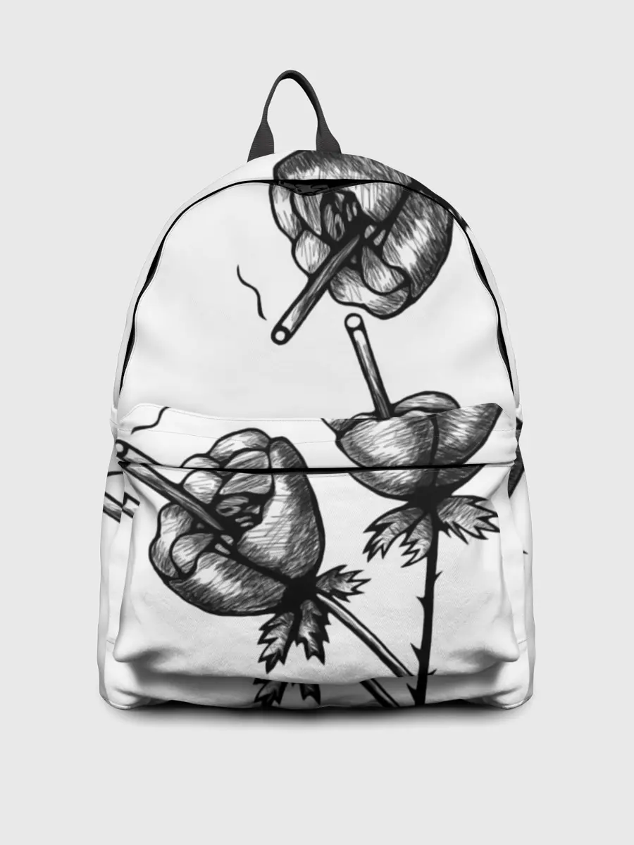 Рюкзак джинсовый / Дымящие розы