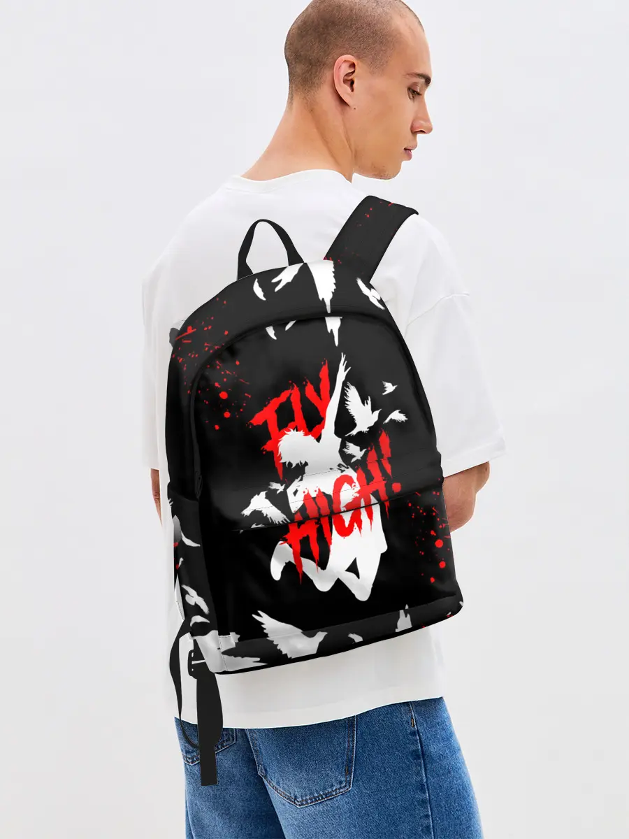 Рюкзак джинсовый / Haikyu birds