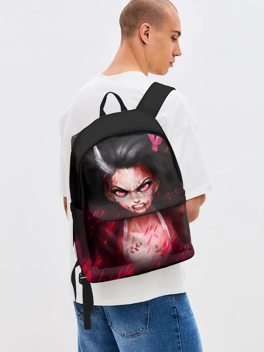 Рюкзак джинсовый / Незуко демон