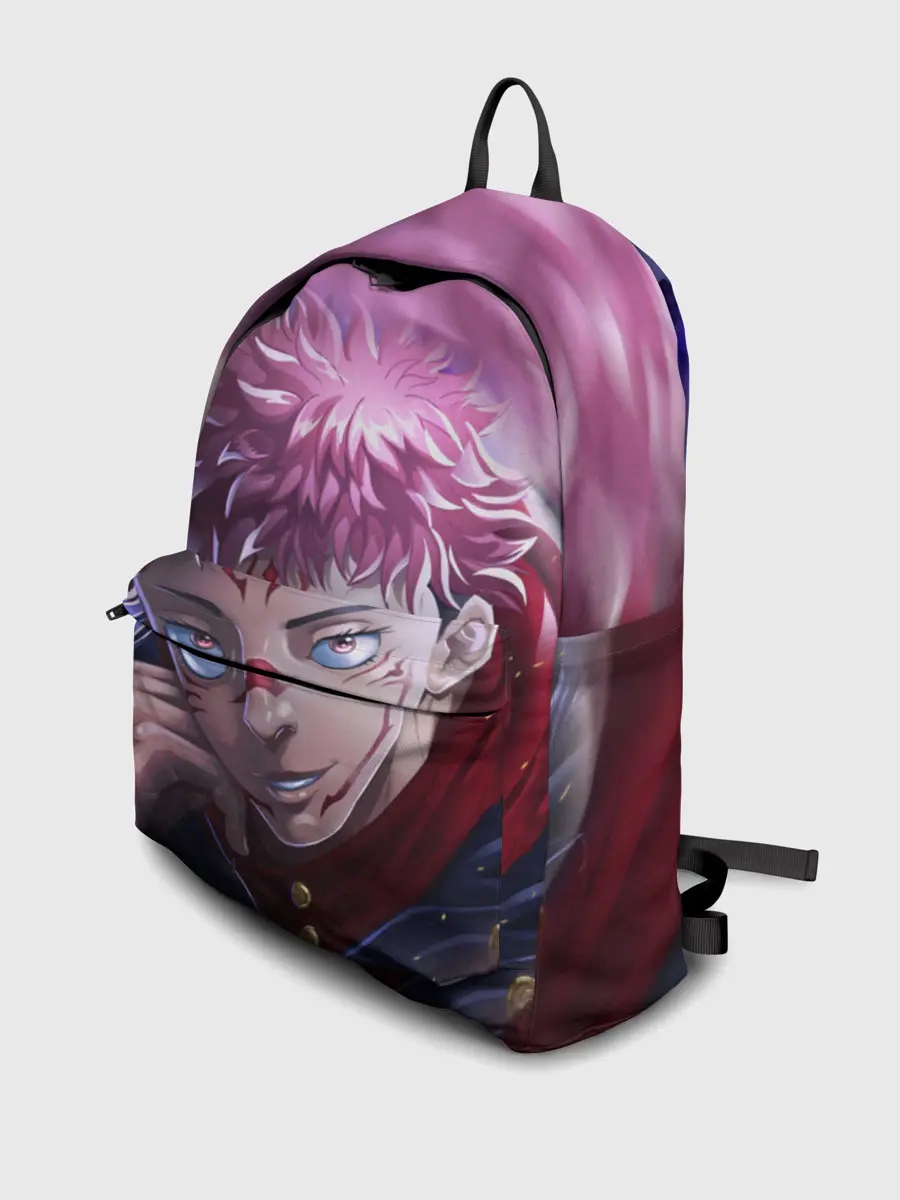 Рюкзак джинсовый / JUJUTSU KAISEN | SUKUNA вихрь
