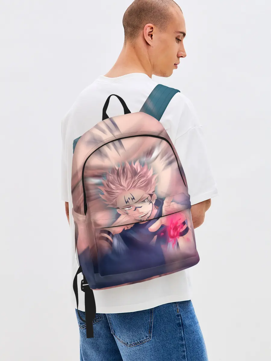 Рюкзак джинсовый / МАГИЧЕСКАЯ БИТВА | SUKUNA