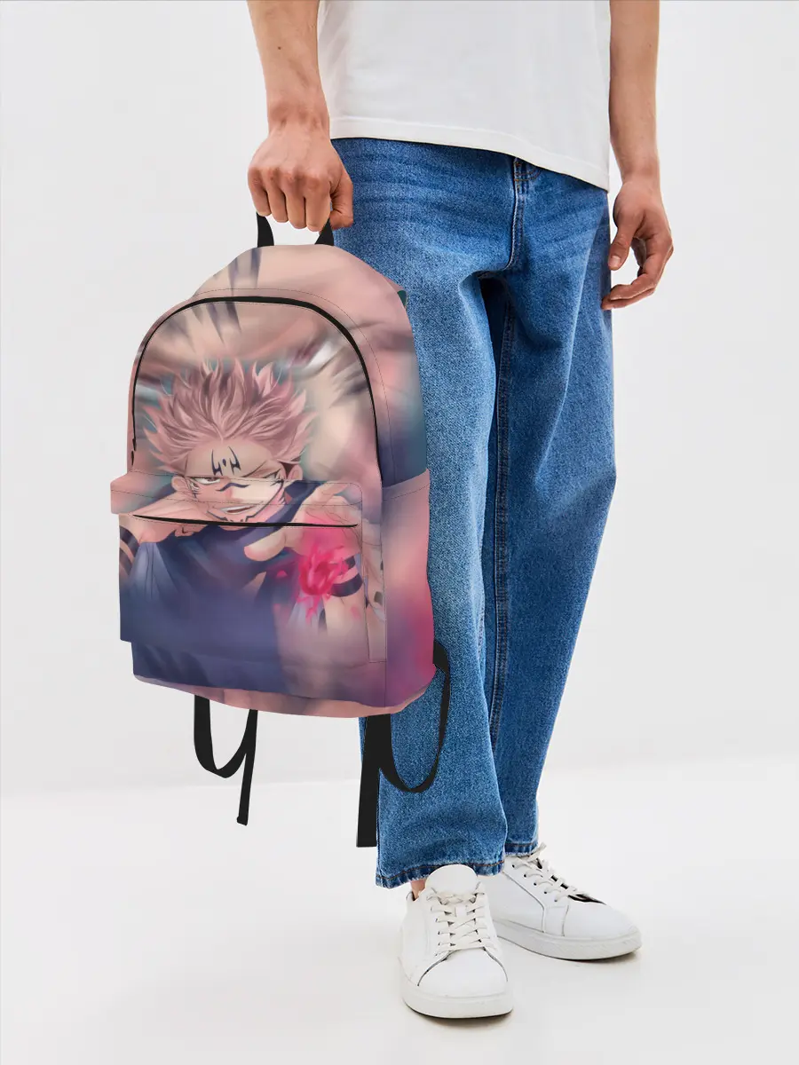 Рюкзак джинсовый / МАГИЧЕСКАЯ БИТВА | SUKUNA