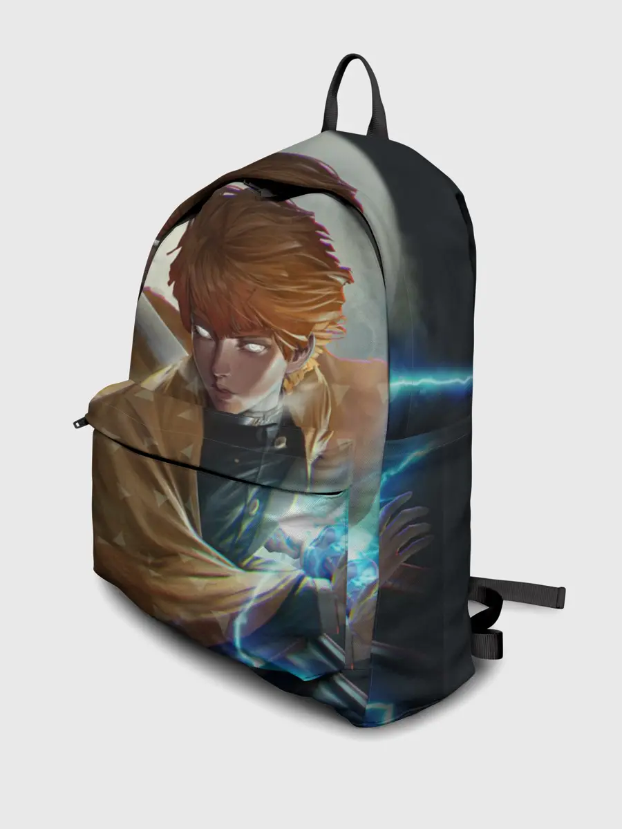 Рюкзак джинсовый / КЛИНОК РАССЕКАЮЩИЙ ДЕМОНОВ