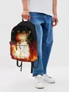 Рюкзак джинсовый / Огненый Канеки Кен