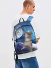 Рюкзак джинсовый / Кисулькин в космосе