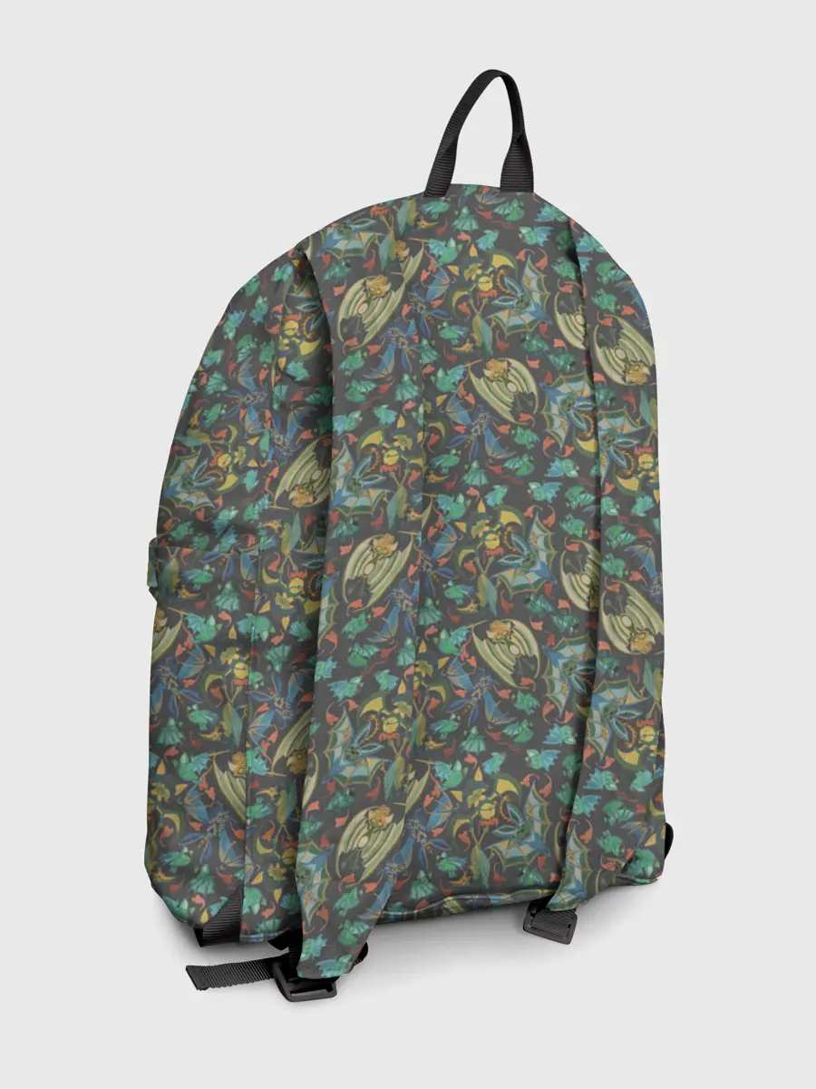 Рюкзак джинсовый / Летучие мыши. Охота.