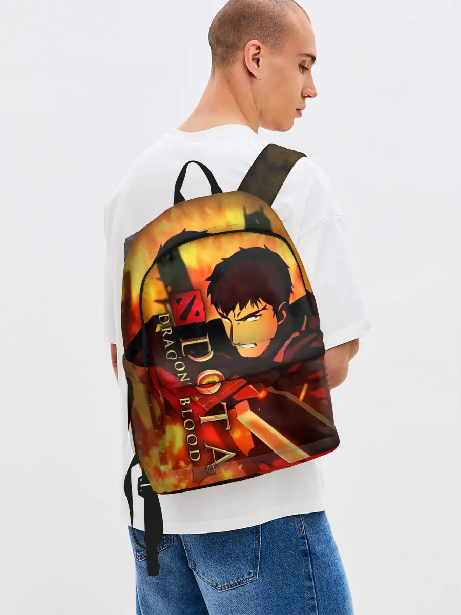 Рюкзак джинсовый / DOTA: Кровь дракона