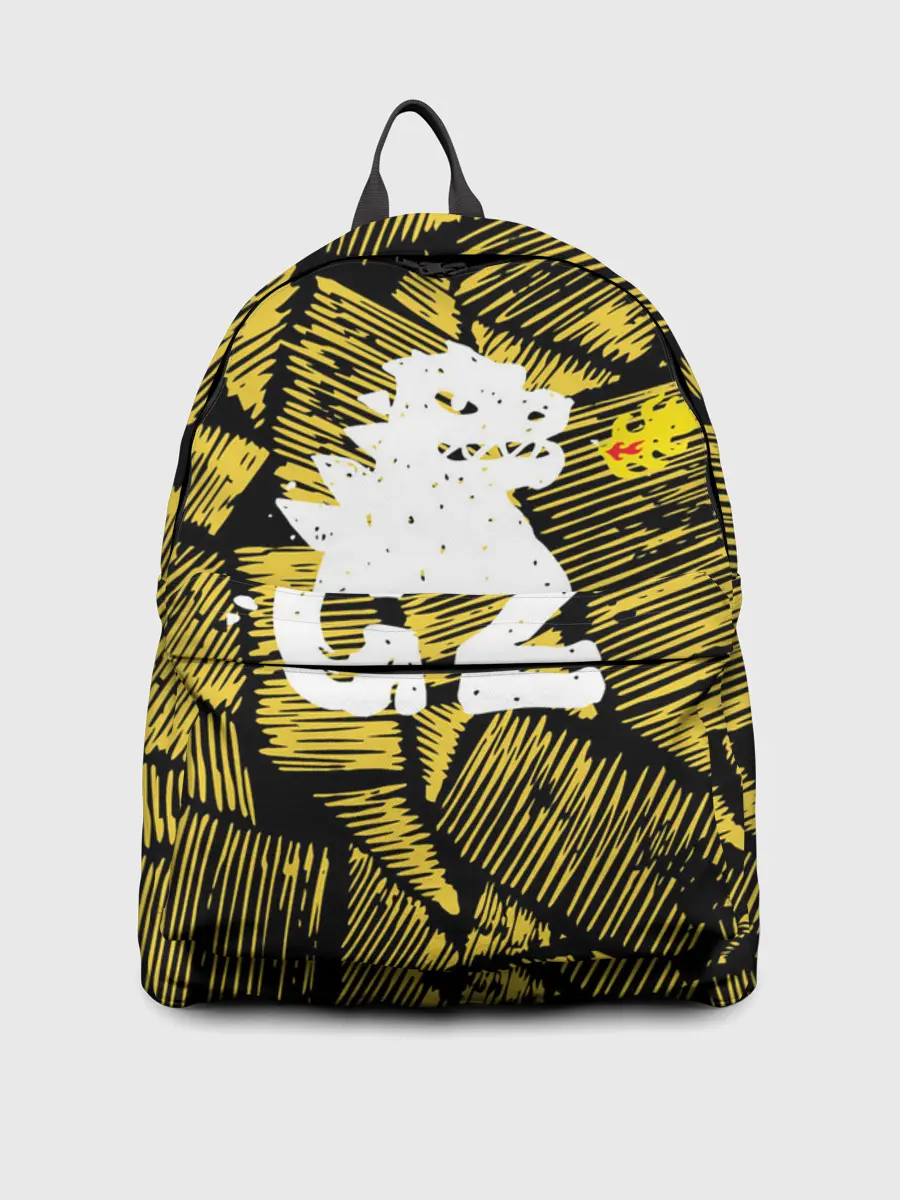 Рюкзак джинсовый / годзилла