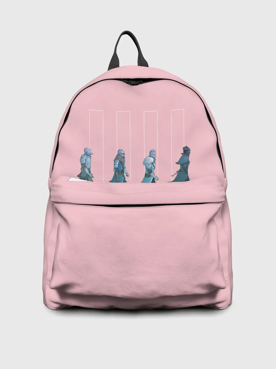 Рюкзак джинсовый / Dark souls x Beatles