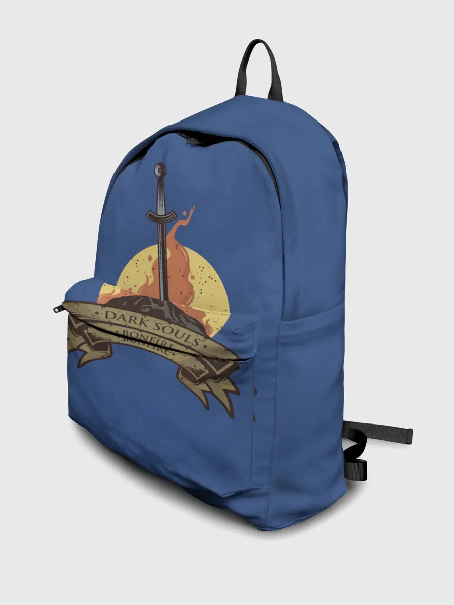 Рюкзак джинсовый / Dark souls bonfire