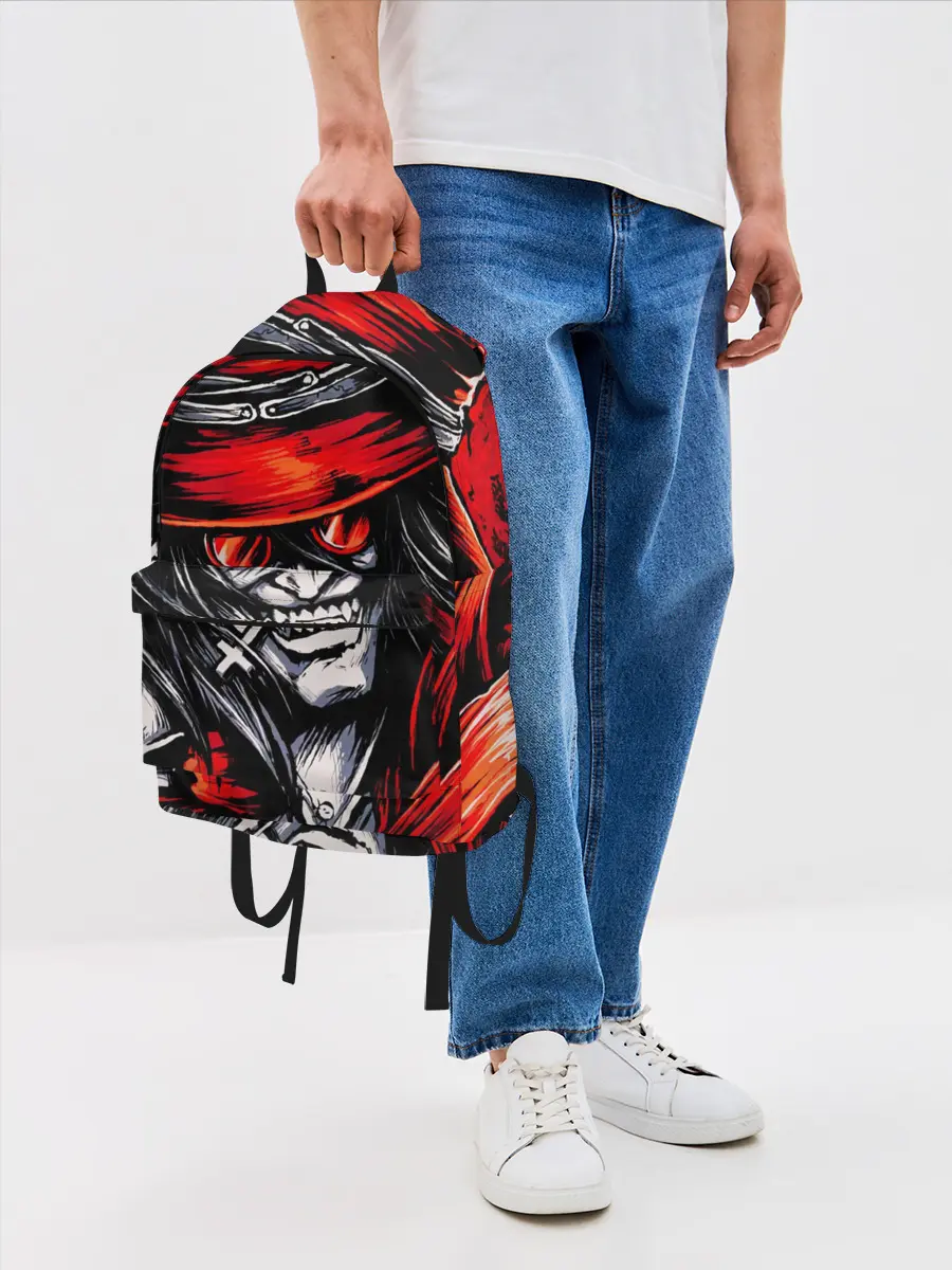 Рюкзак джинсовый / ALUCARD IN RED