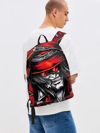 Рюкзак джинсовый / ALUCARD IN RED