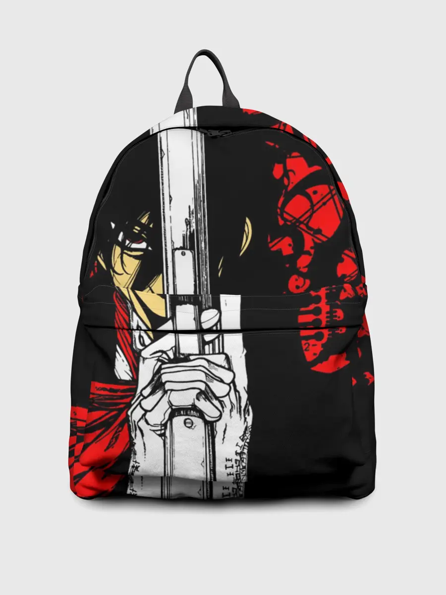 Рюкзак джинсовый / Алукард - Хеллсинг