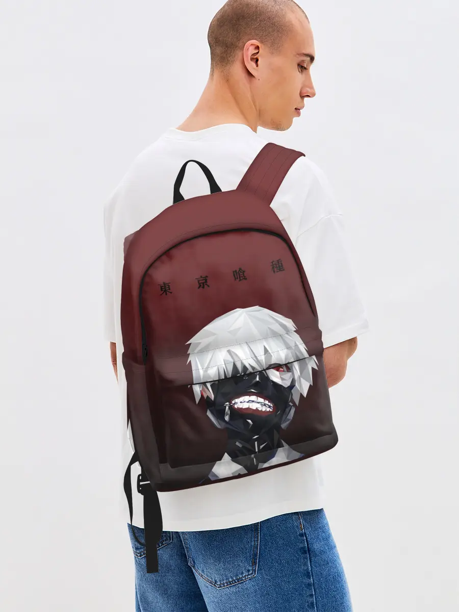 Рюкзак джинсовый / Канеки Кен Токийский гуль