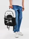 Рюкзак джинсовый / Канеки Кен черно-белый