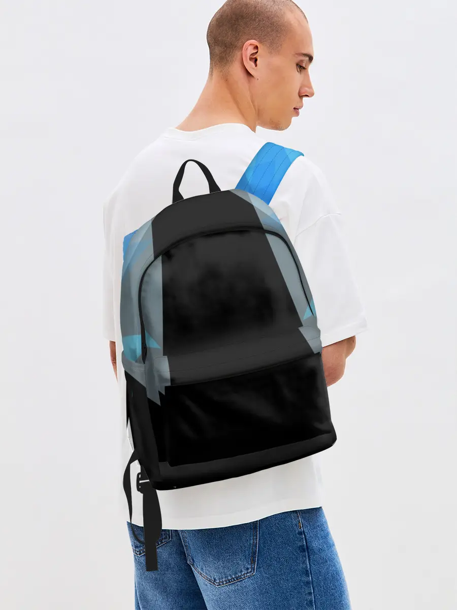 Рюкзак джинсовый / Геометрия