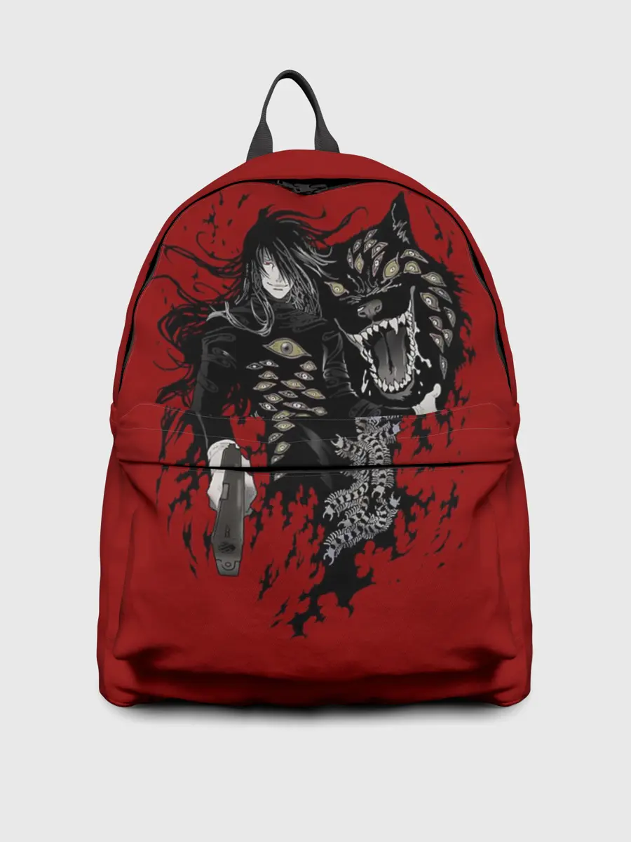 Рюкзак джинсовый / Алукард пес