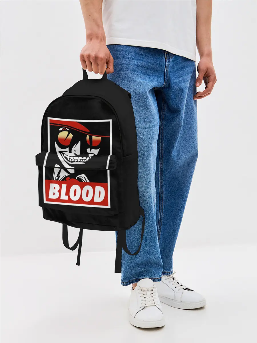 Рюкзак джинсовый / Алукард Blood