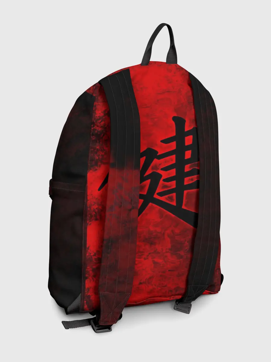 Рюкзак джинсовый / Иероглиф 3D