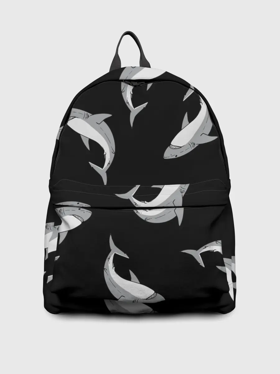 Рюкзак джинсовый / Акулы