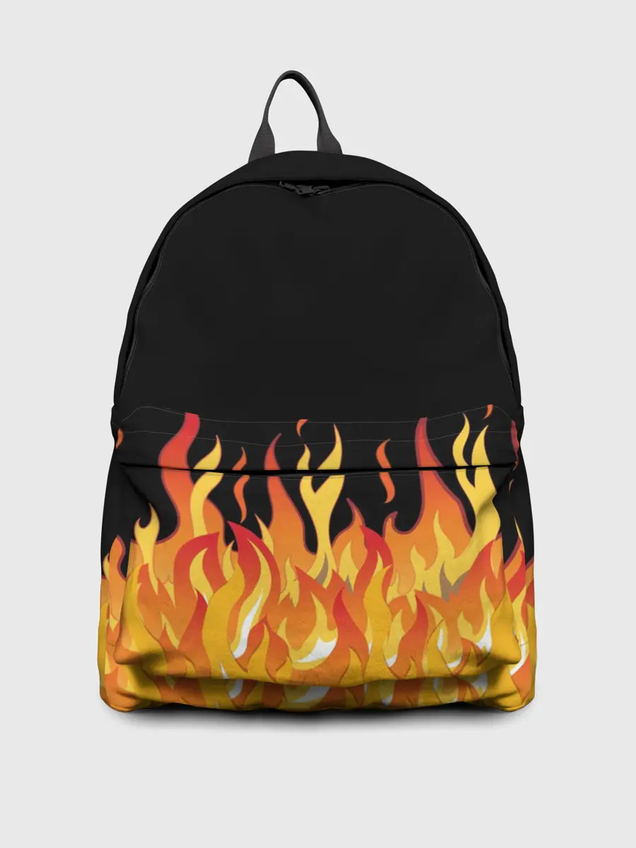 Рюкзак джинсовый / ОГОНЬ И НИЧЕГО ЛИШНЕГО