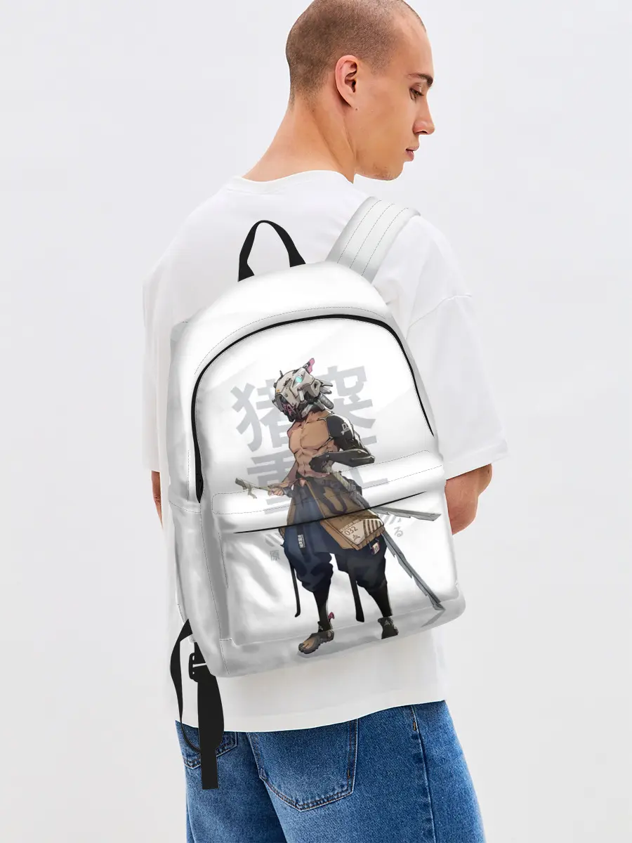 Рюкзак джинсовый / Иноске Хашибира клинок