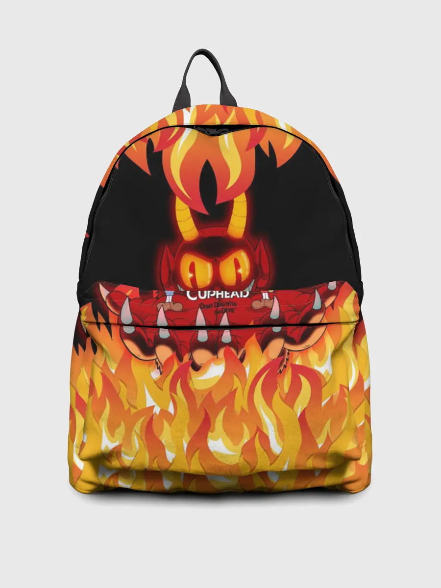 Рюкзак джинсовый / CUPHEAD | DEVIL