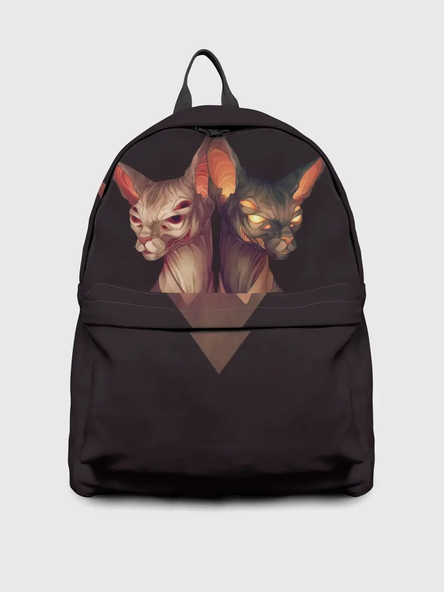 Рюкзак джинсовый / Mystical Sphinxes