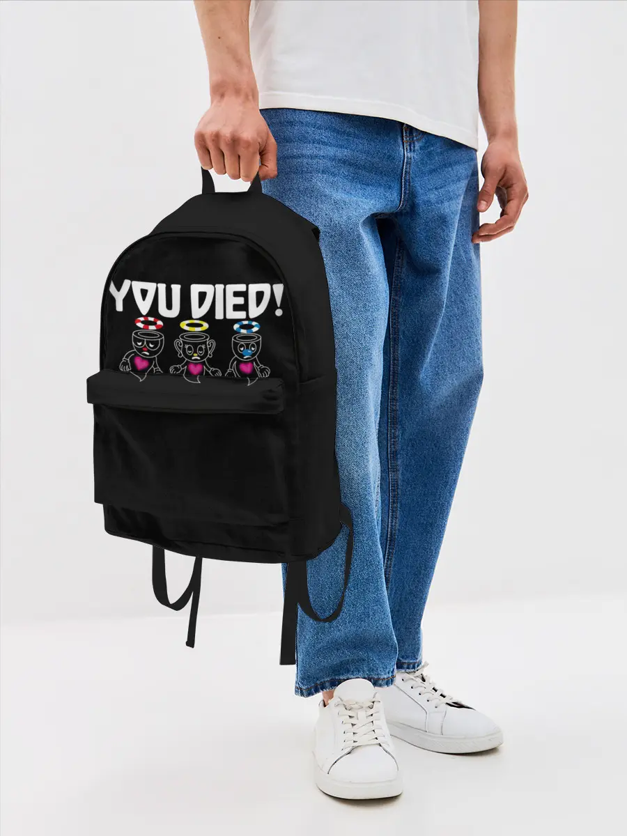 Рюкзак джинсовый / YOU DIED