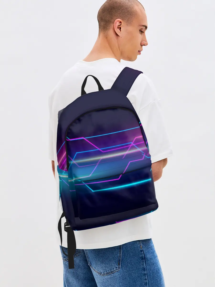 Рюкзак джинсовый / Лазерные лучи