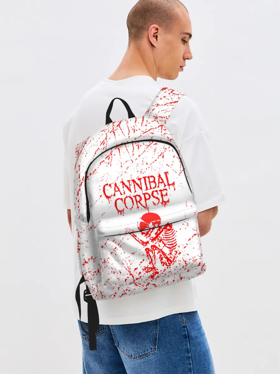 Рюкзак джинсовый / cannibal corpse