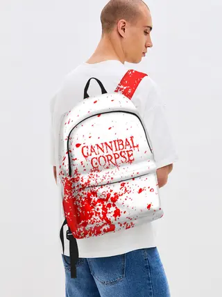 Рюкзак джинсовый / cannibal corpse.