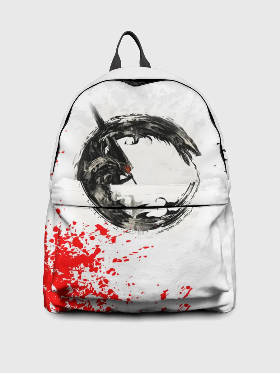 Рюкзак джинсовый / Берсерк в круге