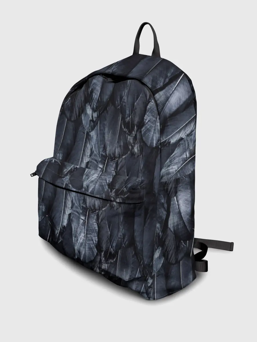 Рюкзак джинсовый / Черный Ворон