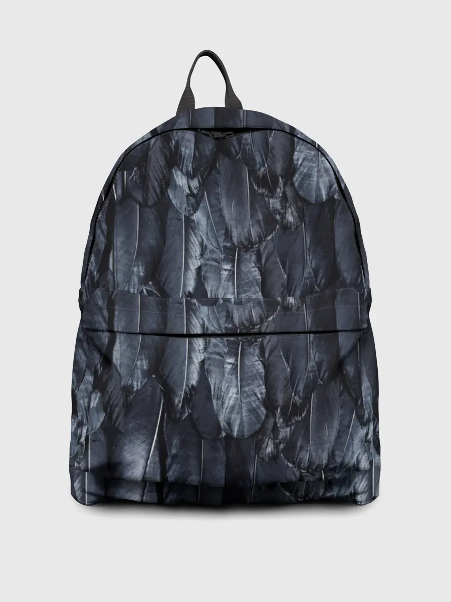 Рюкзак джинсовый / Черный Ворон