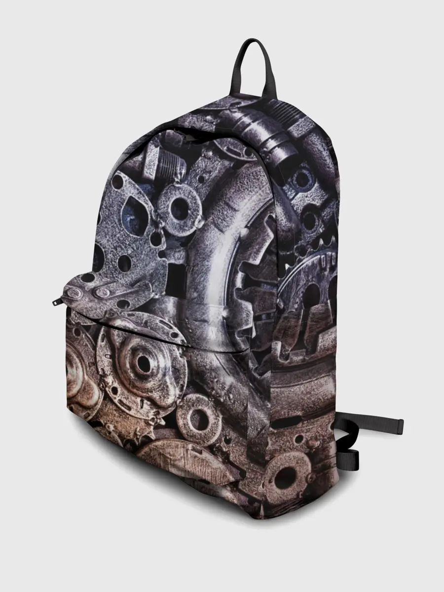 Рюкзак джинсовый / СТИМПАНК | МЕТАЛ