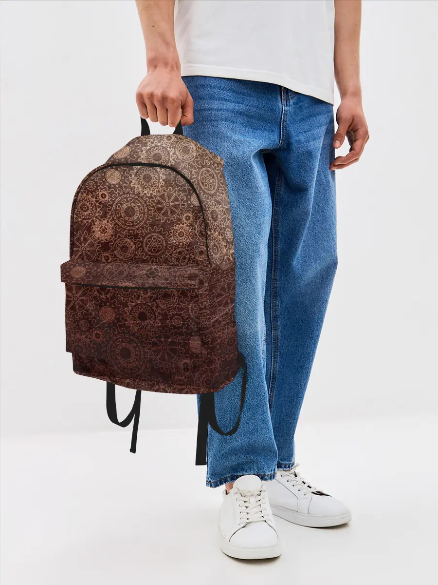 Рюкзак джинсовый / Шестеренки