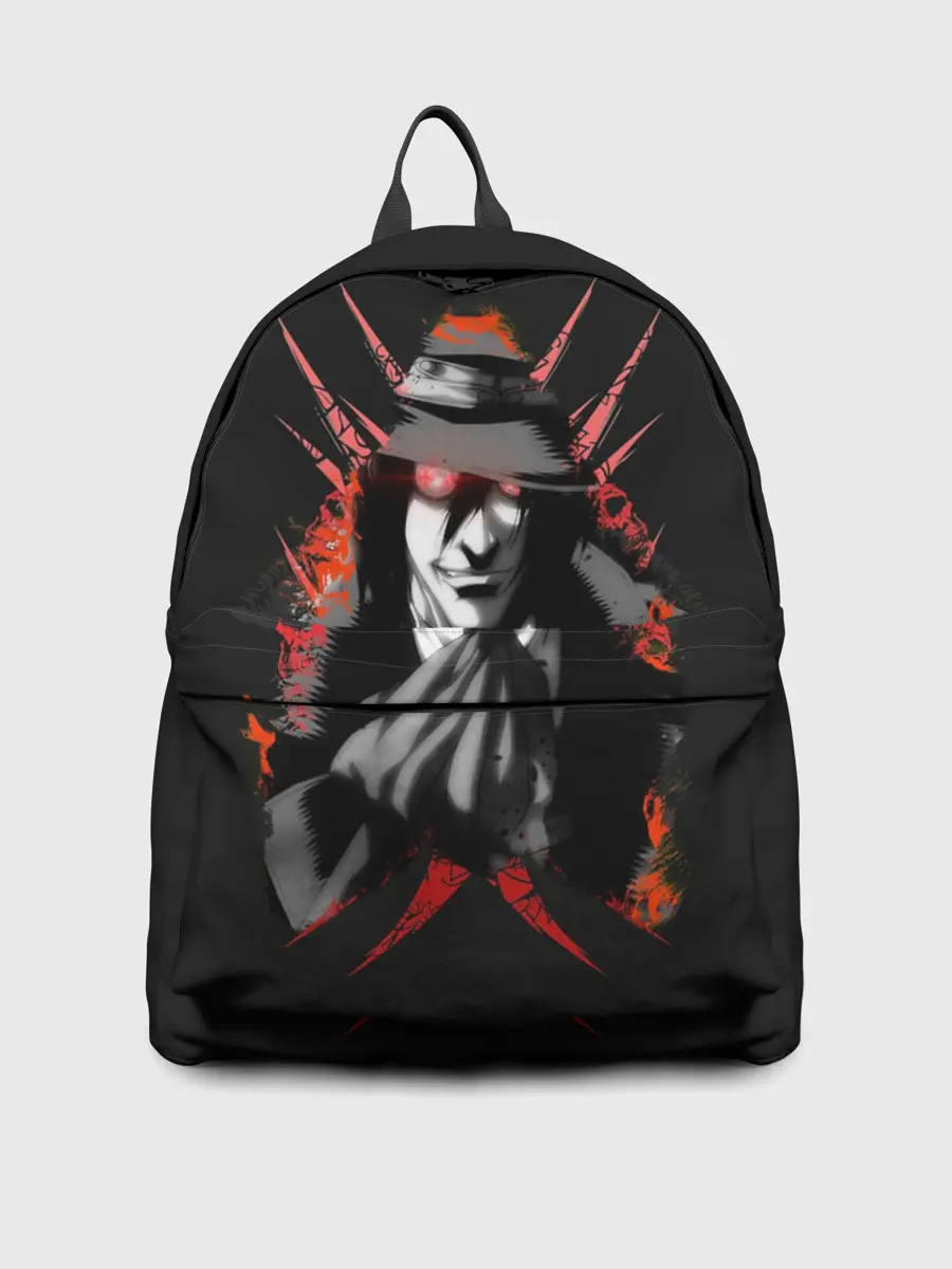 Рюкзак джинсовый / Хеллсинг. Алукард