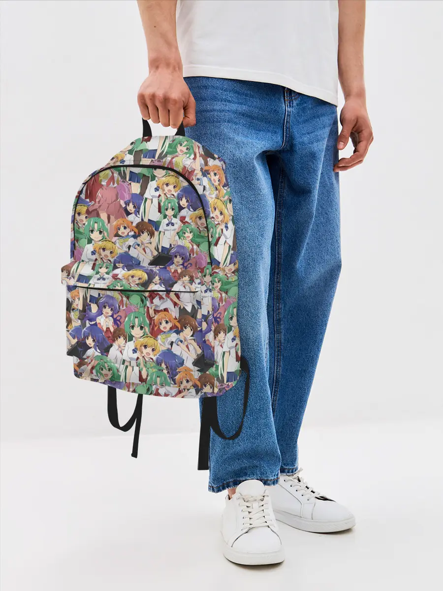 Рюкзак джинсовый / Аниме Когда плачут цикады