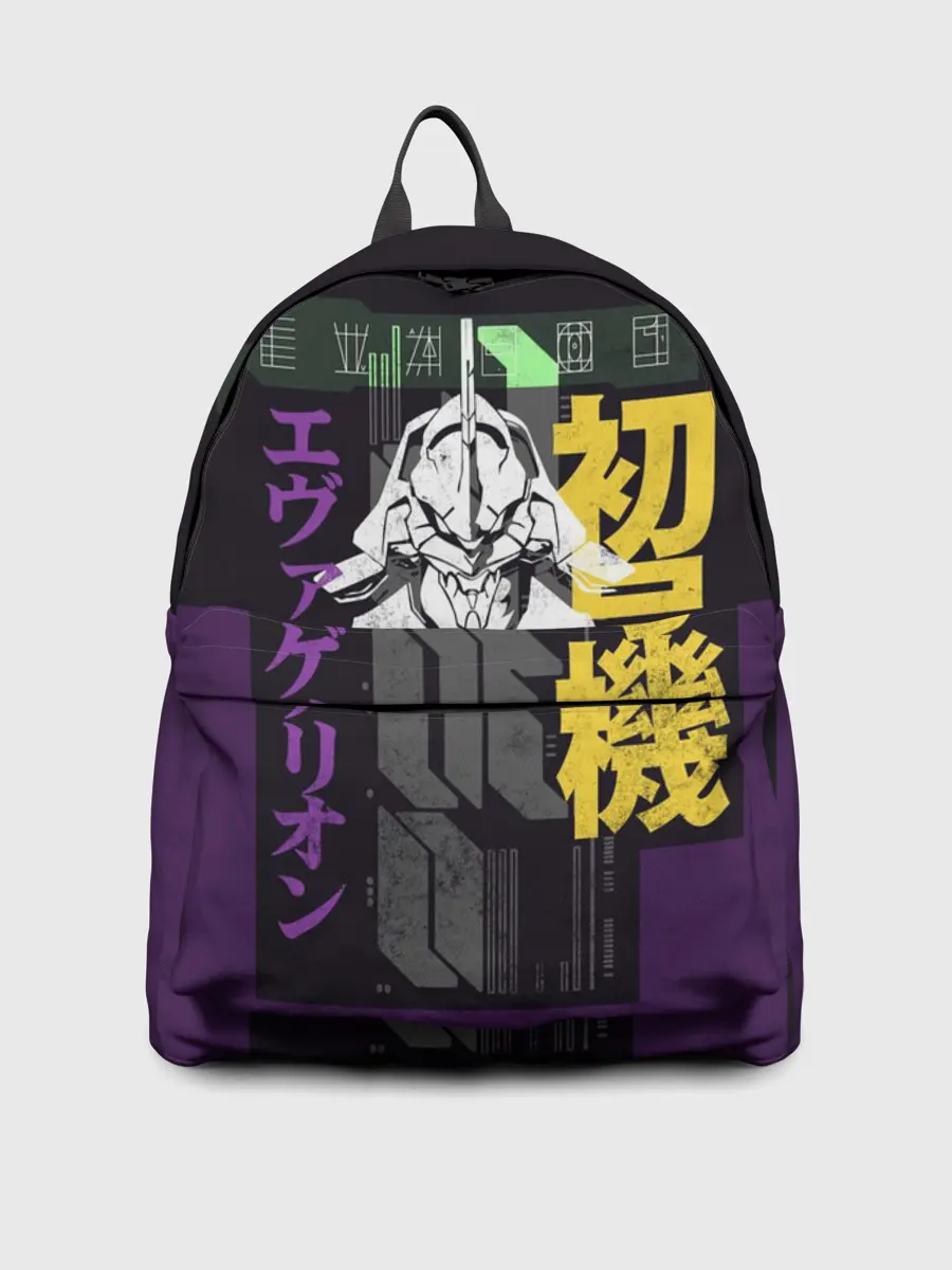 Рюкзак джинсовый / Evangelion EVA 01